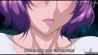 A Timid Husband Witnesses His Beloved Being Intimate With Another Man In The Restroom / Hentai / Animated Porn