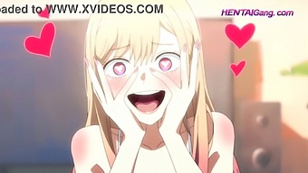 Steamy Anime Parody Of Horny Sister'S Rubber Break And Intense Creampie